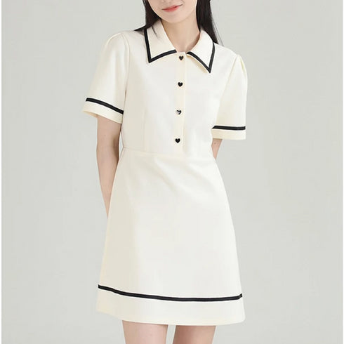 シンプルラインワンピース