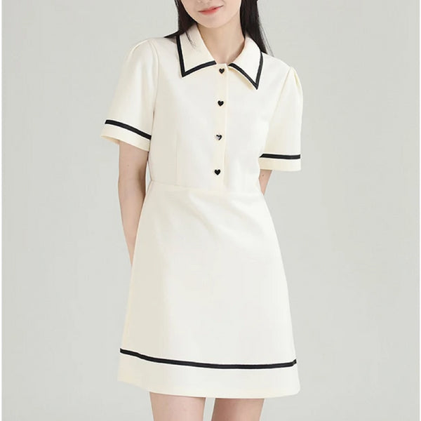 シンプルラインワンピース