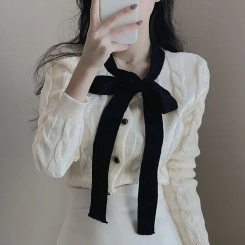 リボンケーブルニット