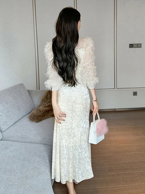 艶ドッキングパーティードレス