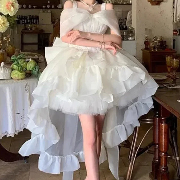 ホワイトクラゲワンピース