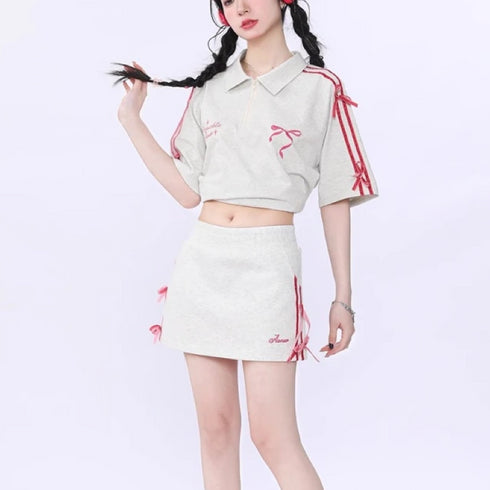 リボンスポーティーセットアップ