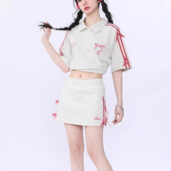 リボンスポーティーセットアップ