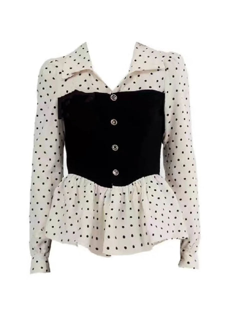 ドッキングドットシャツ