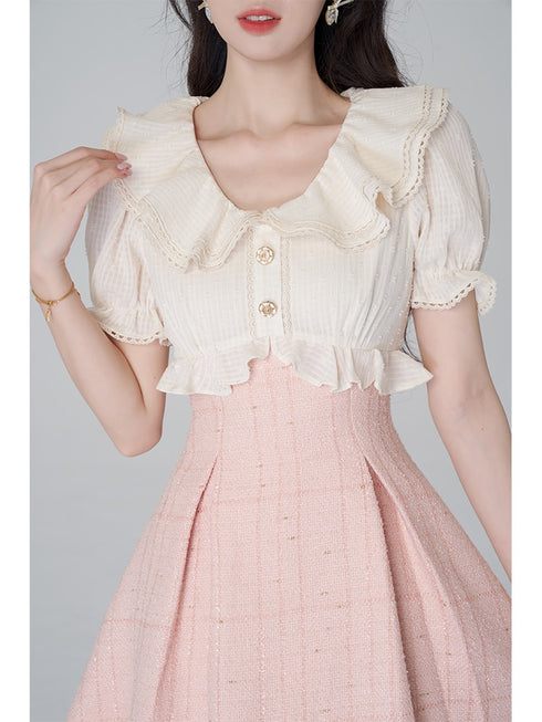 ショートボレロドッキングワンピース