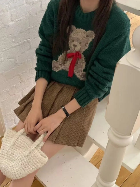 くまさんニット