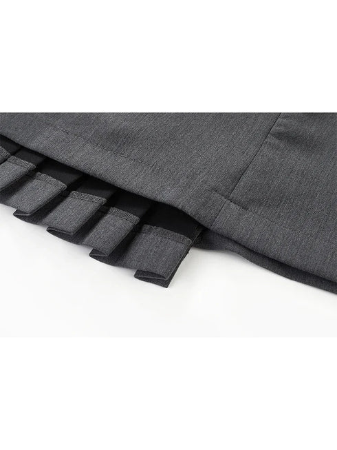 ミニ丈スクールデザインスカート