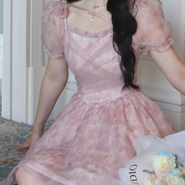 シフォンクロスドールワンピ