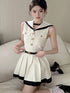 バイカラースクールガールワンピース