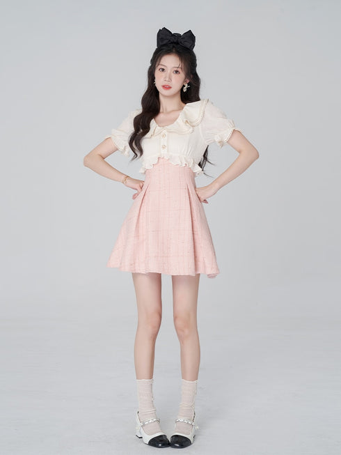 ショートボレロドッキングワンピース