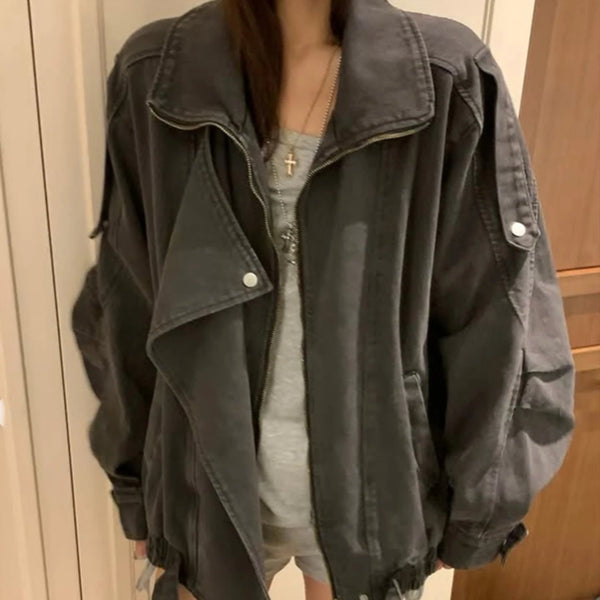 デニムオーバーサイズジャケット