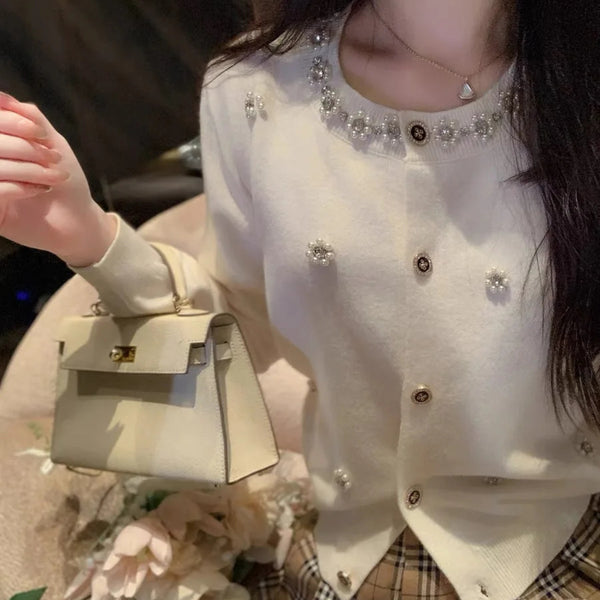 ビジューカーディガン