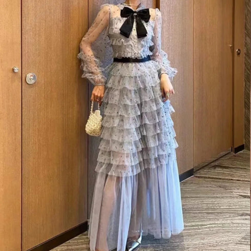 シアーチュールドレス