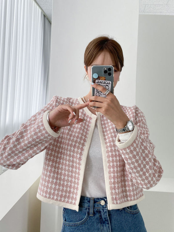 クロップツイードジャケット