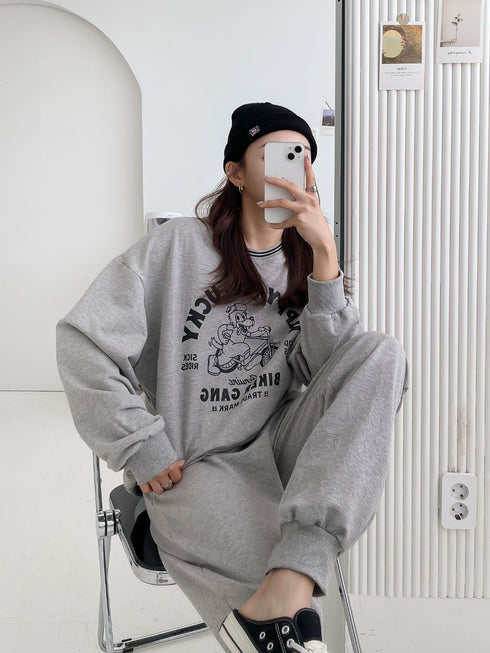 ストリートプリントスウェット