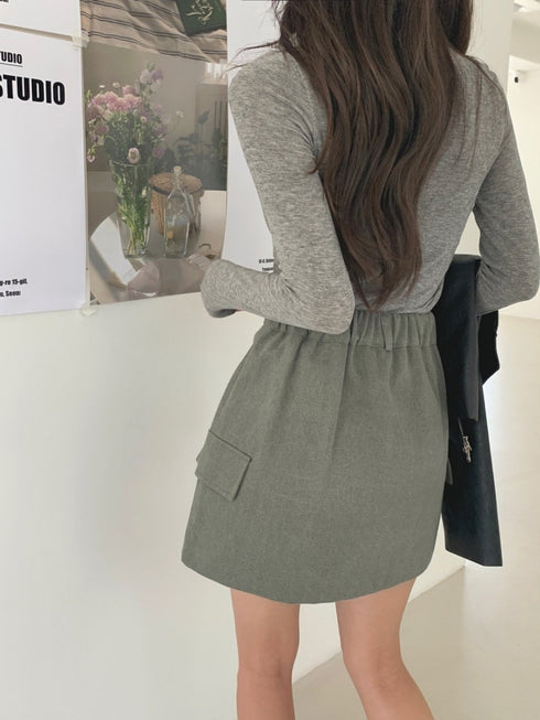カジュアルカーゴミニスカート