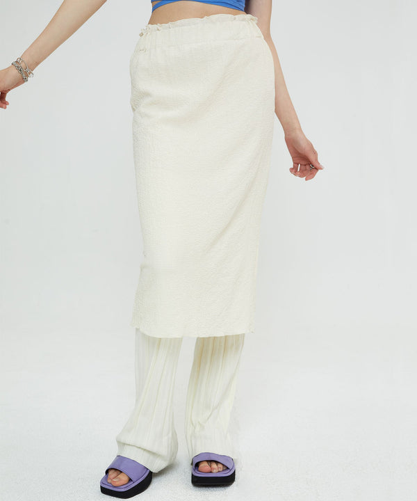 リラクゼーションシルチャースカート(クリーム)