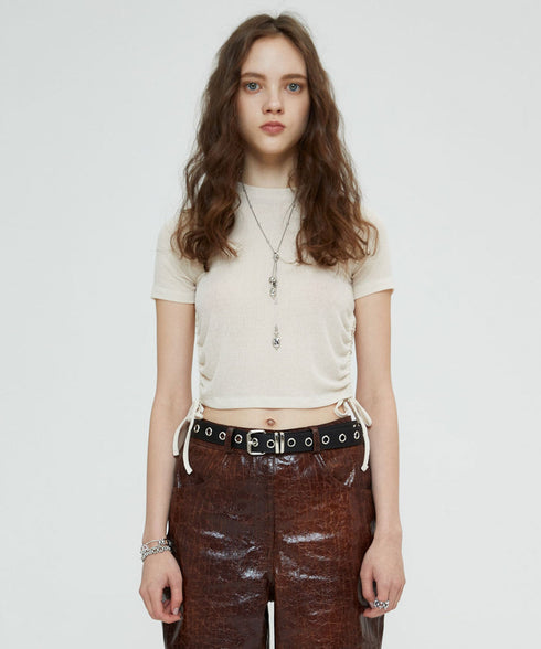 サイドスリットタワー(クリーム)