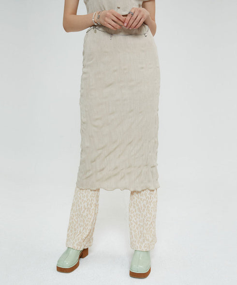 webiスカート(ベージュ)