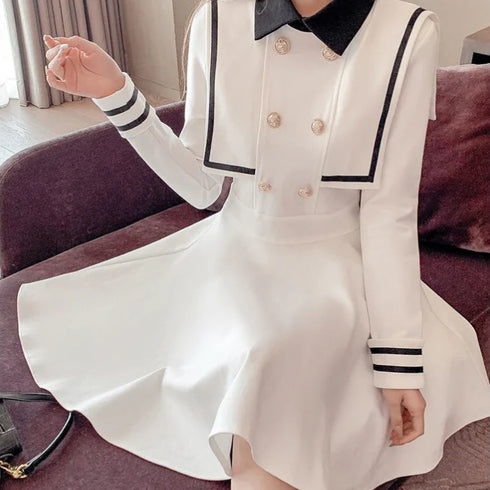 セーラー服デザインワンピース