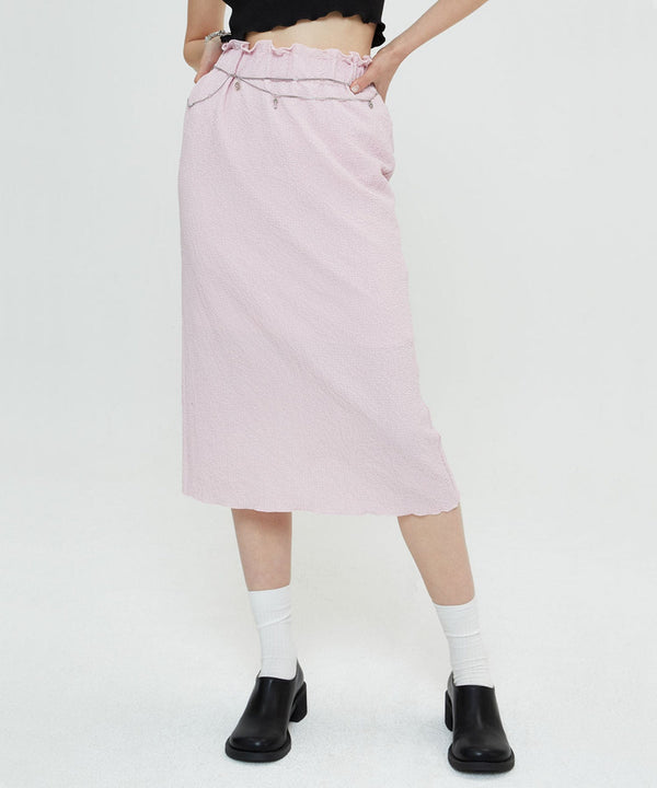 リラクゼーションシルチャースカート(ライトピンク)