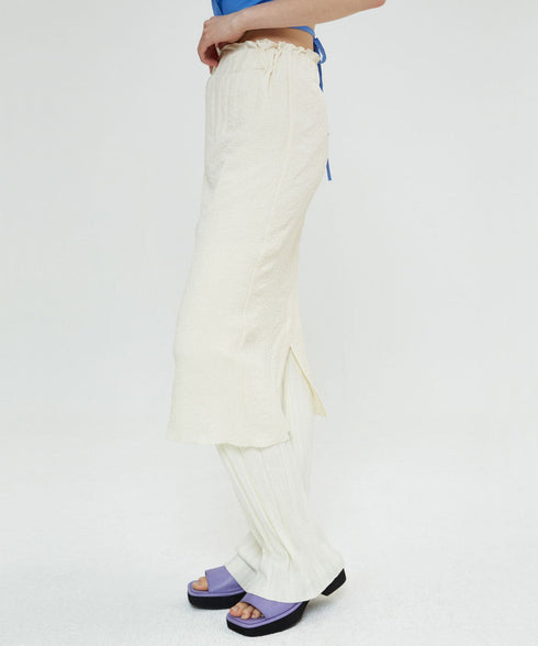 リラクゼーションシルチャースカート(クリーム)