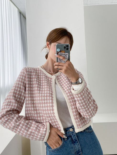 クロップツイードジャケット