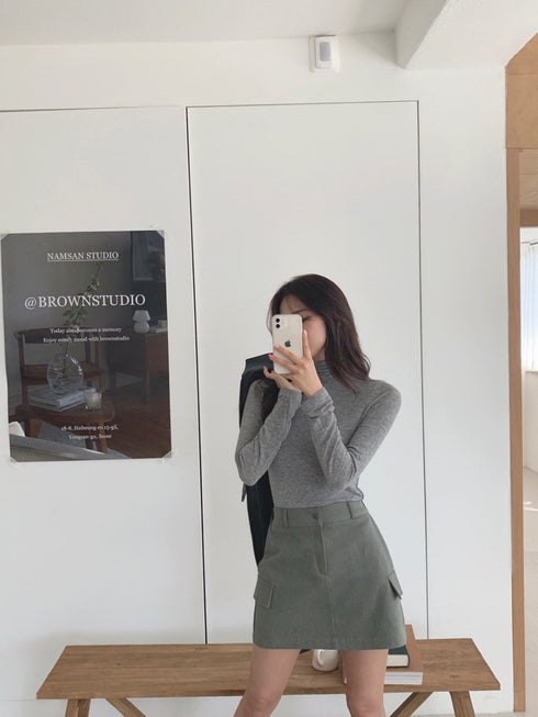 カジュアルカーゴミニスカート