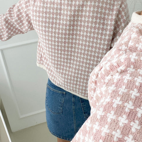 クロップツイードジャケット