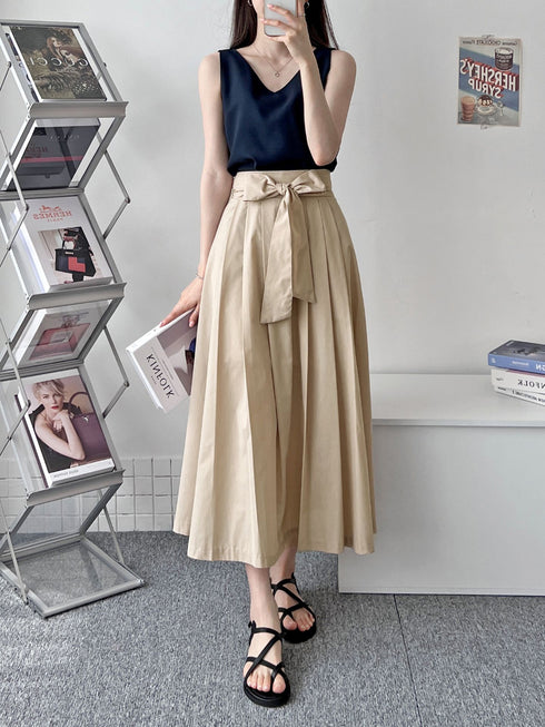 ロマンチックリボンスカート