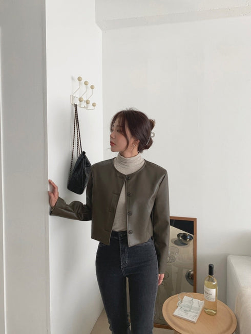 デイリーフェイクレザージャケット