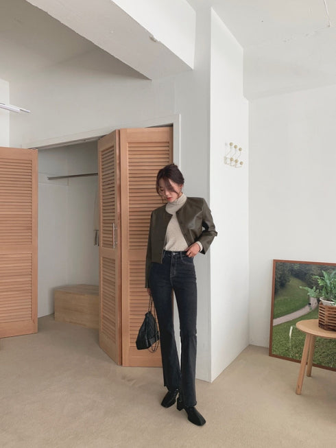 デイリーフェイクレザージャケット