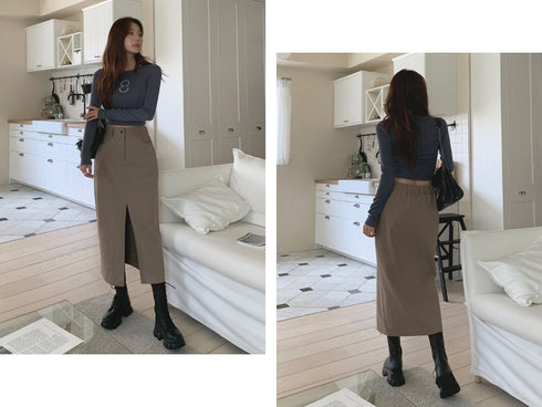 タイトミディスカート