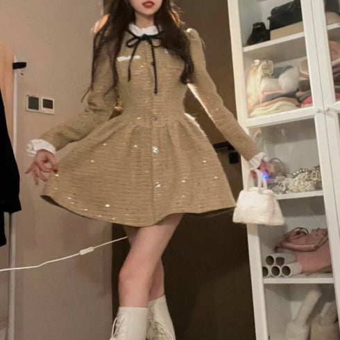 ガーリードールフリルワンピース