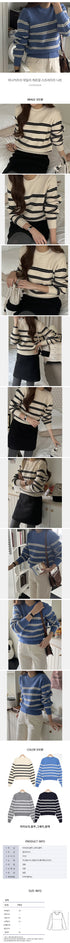 Daily Casual Stripe KNIT_CPG3SPO002M