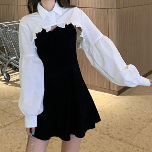 ミニブラウスワンピセット