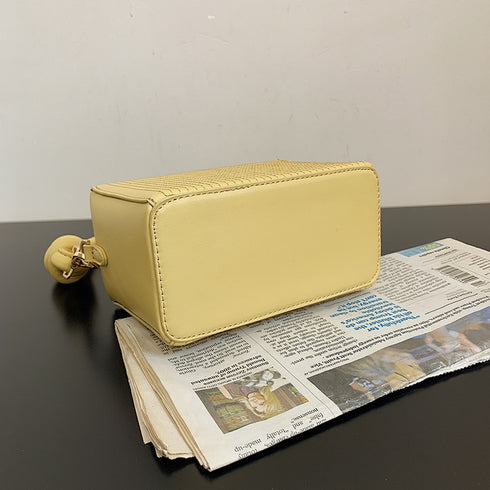 ワンカラーボックスバッグ