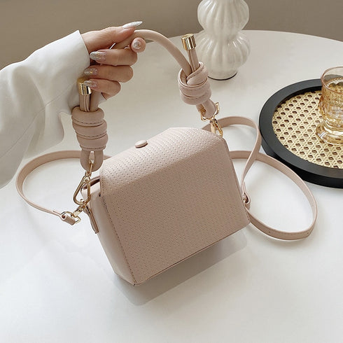 ワンカラーボックスバッグ