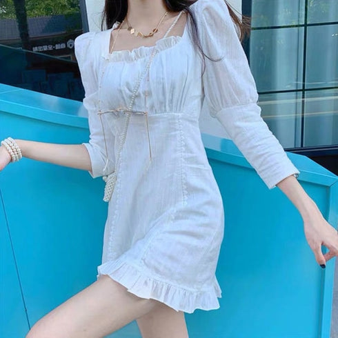 ピュアフリルワンピース