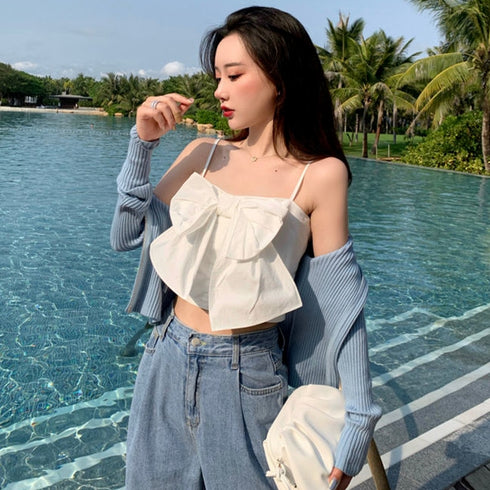 リボンキャミソール