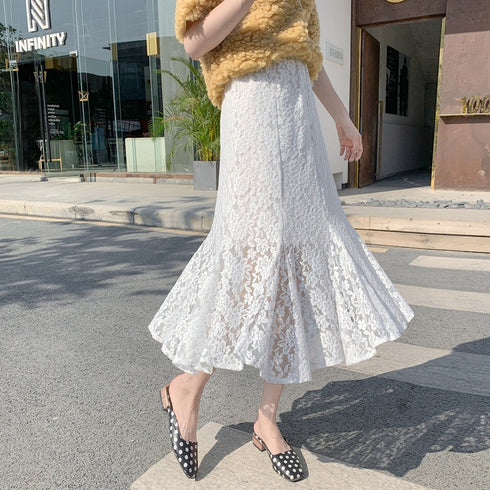レースマーメイドスカート