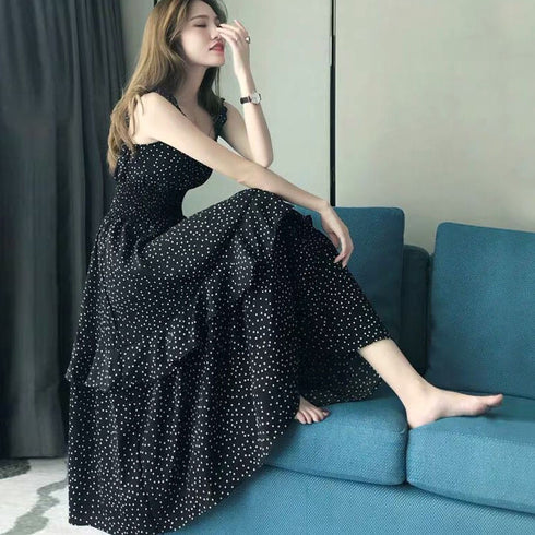 ドットサマーワンピース