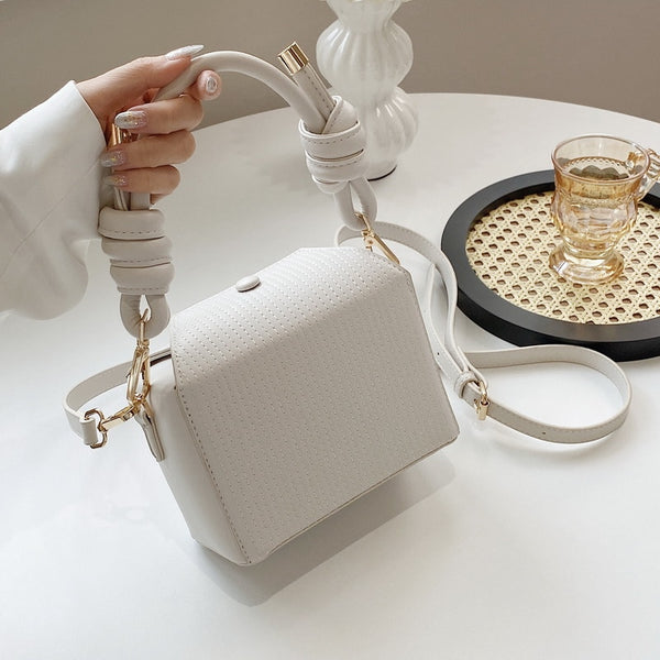 ワンカラーボックスバッグ