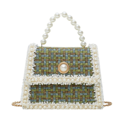 パールツイードミニバッグ