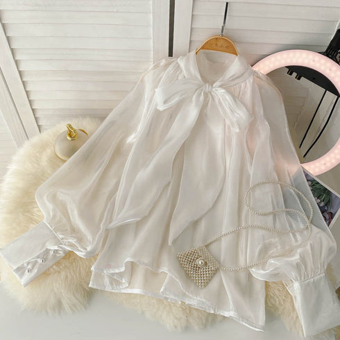 艶リボンブラウス