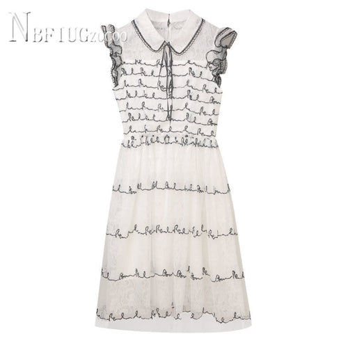 ブラックラインチュールワンピ