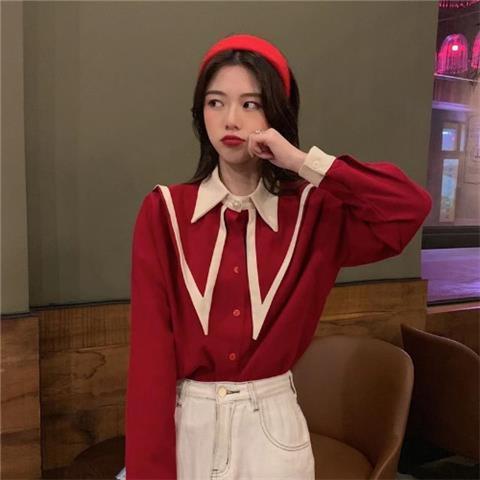 オーバーデザインバイカラートップス