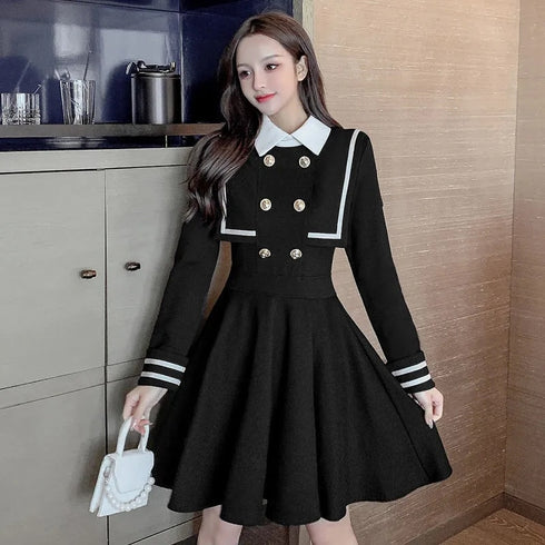 セーラー服デザインワンピース