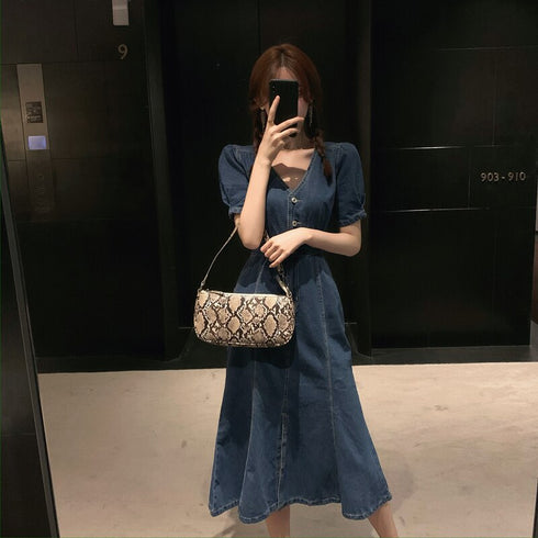 デニムワンピース