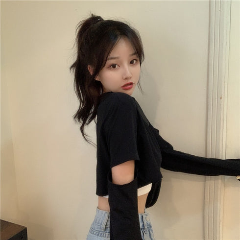 オープンアームトップス